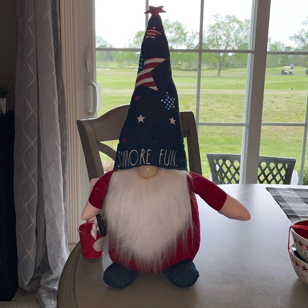 Rae Dunn S’more Fun 4th of July Gnome